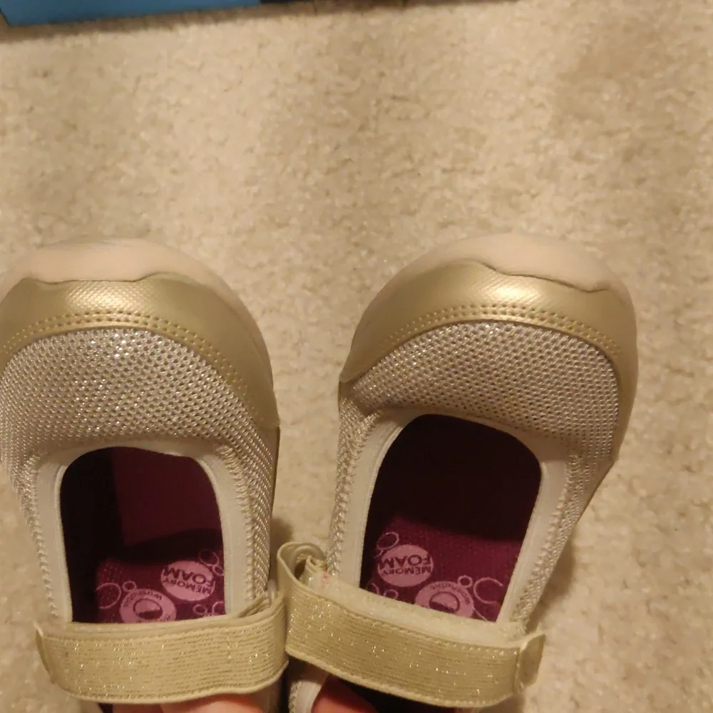 Stride Rite Mary Jane Shoes M2P Tilly Champagne Sz 13.5M